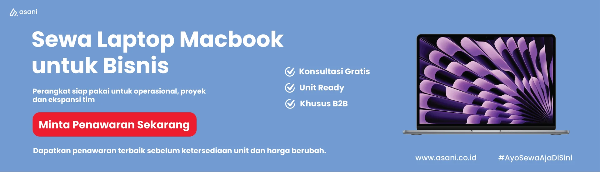 Promo Minta Penawaran Sewa Laptop Macbook