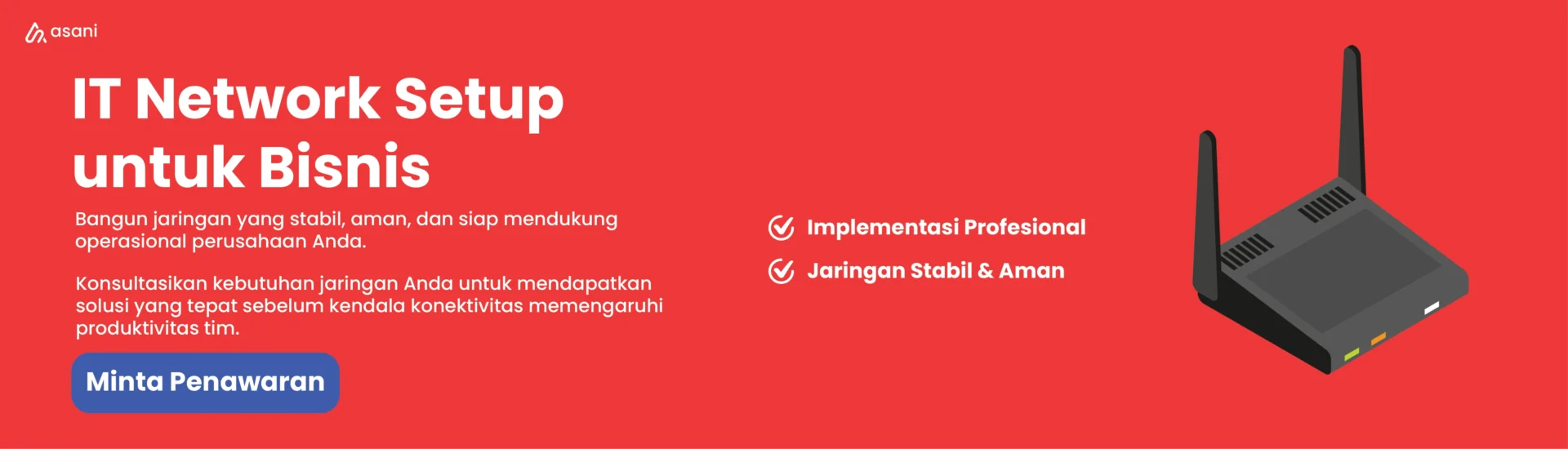 Promo Minta Penawaran Jasa IT Network Setup