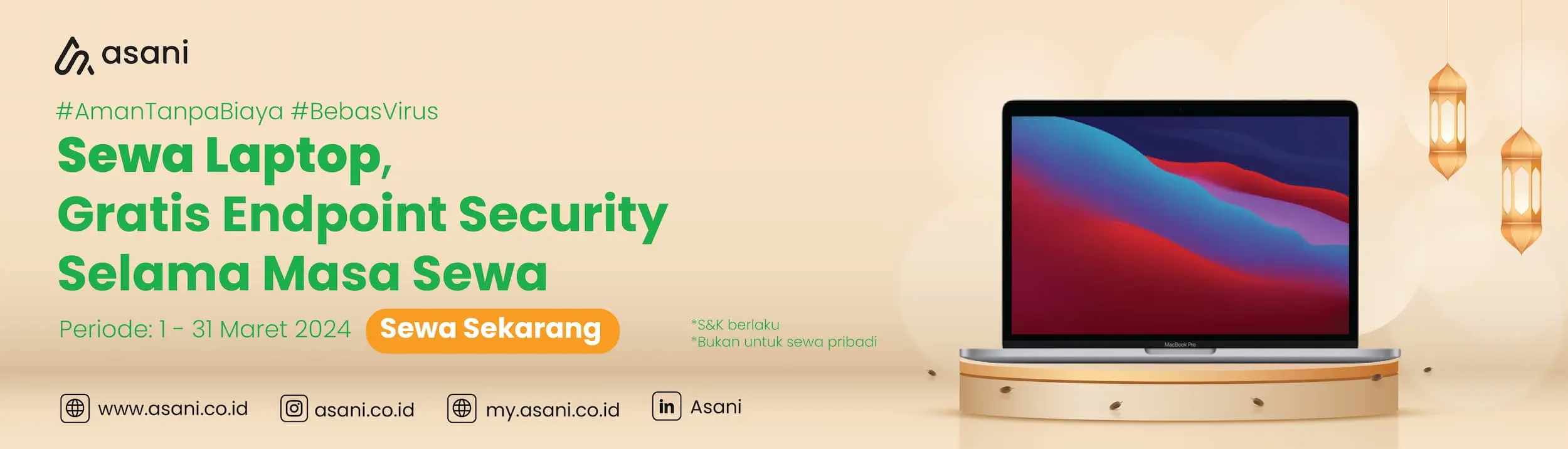 Promo sewa laptop maret 2024
