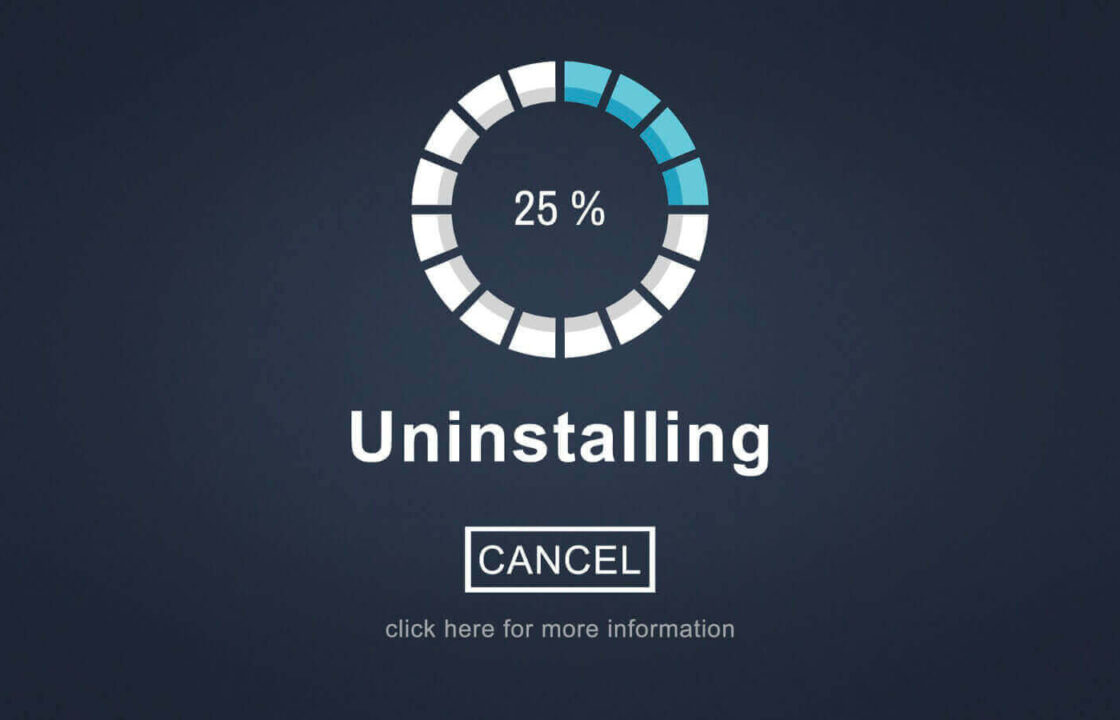 Uninstal aplikasi di laptop