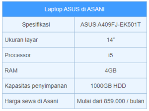 Laptop ASUS Asani