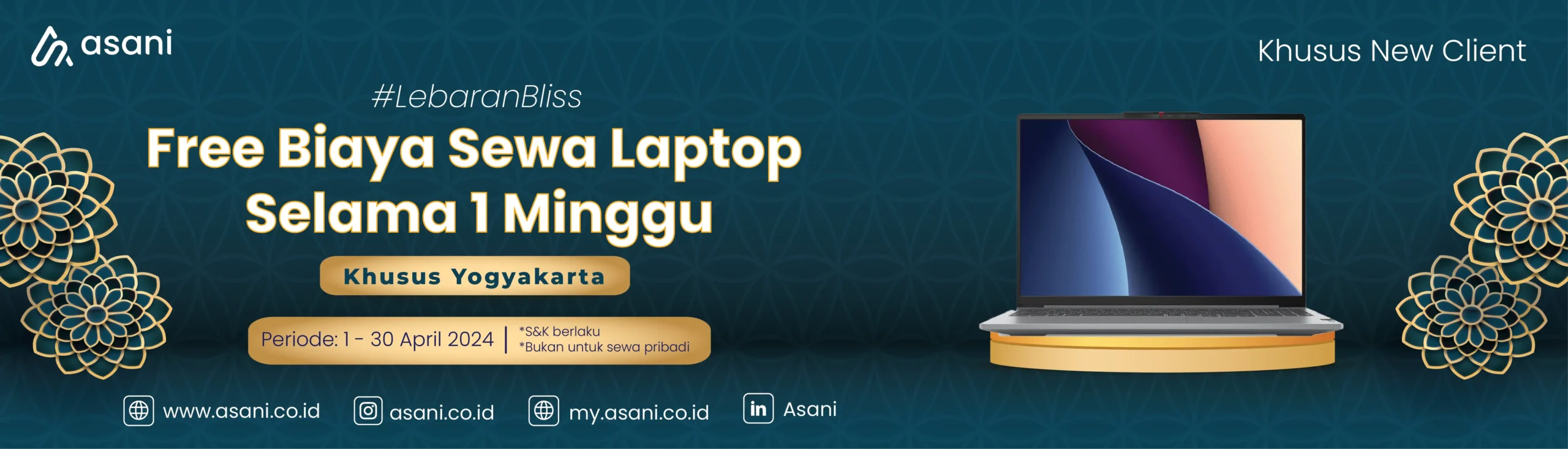 Promo sewa laptop jogja
