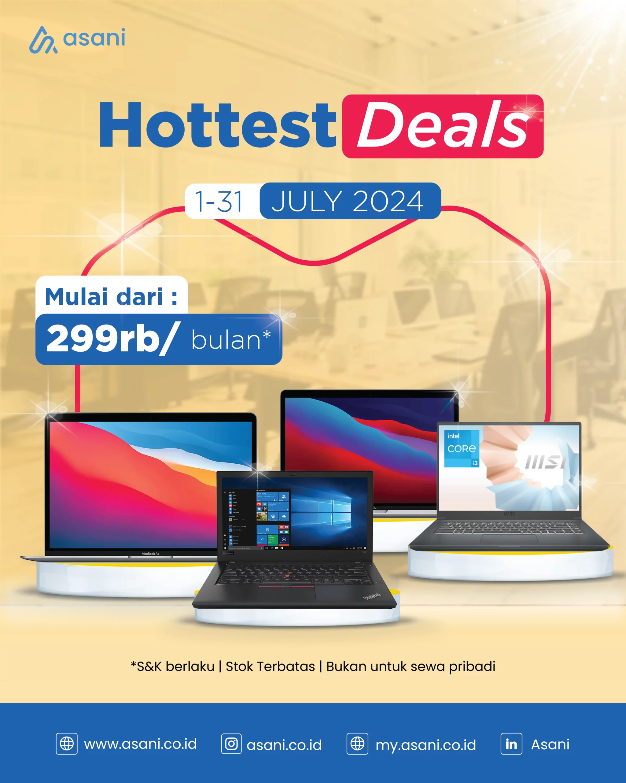 Promo sewa laptop juli 2024