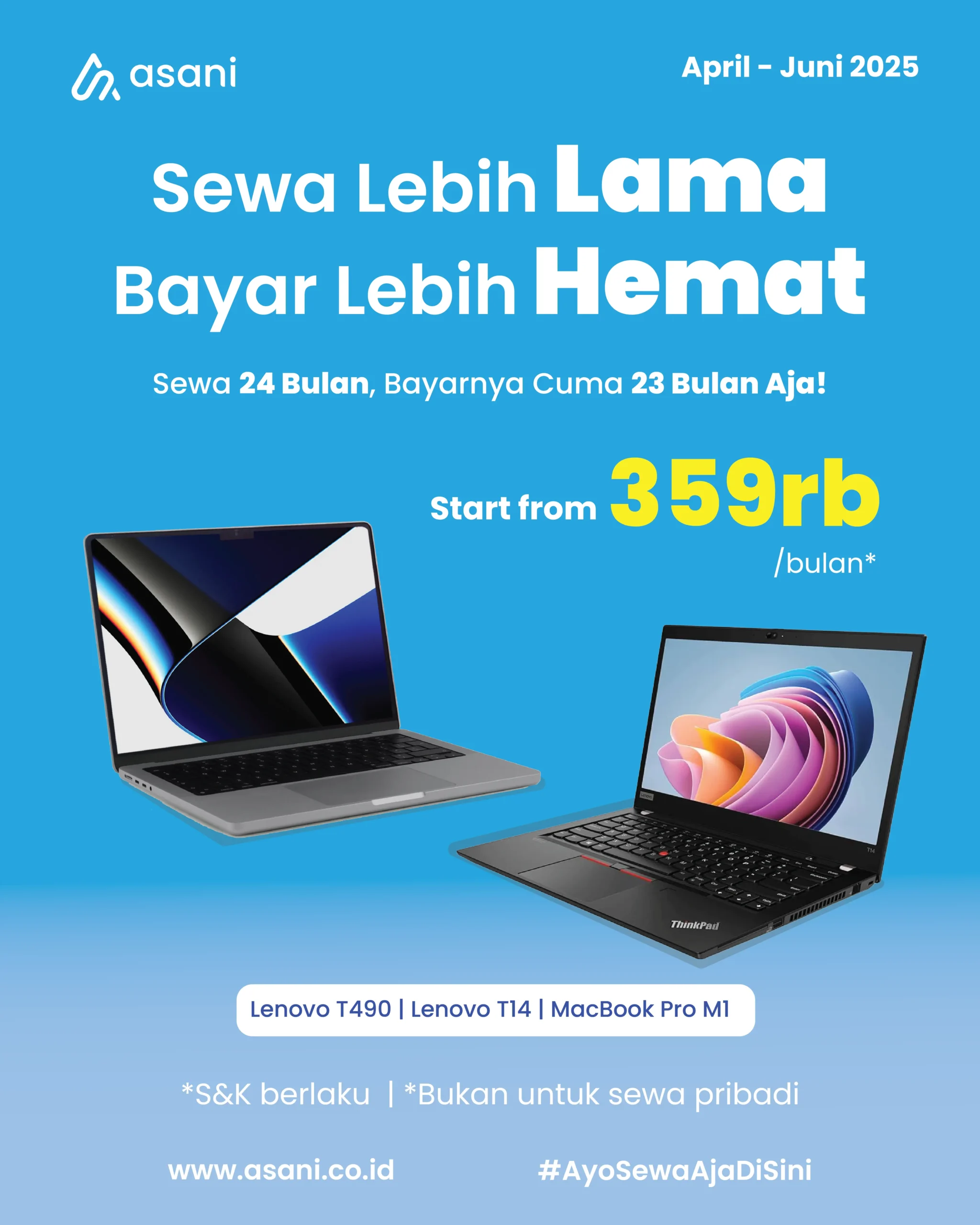 Promo sewa laptop kantor Q2