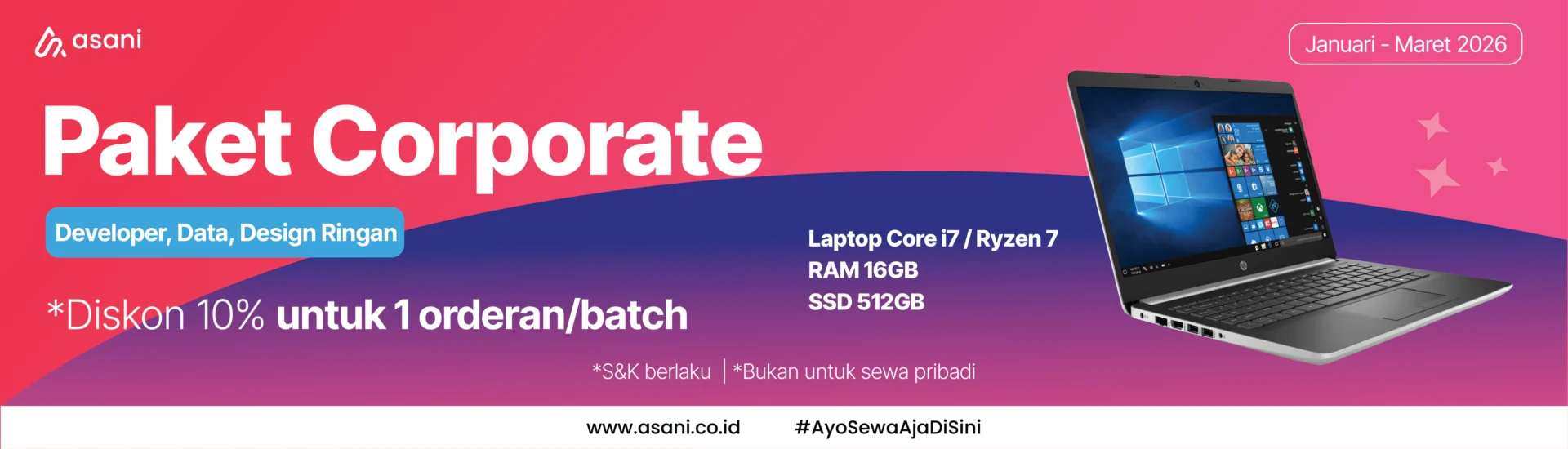 Promo Paket Corporate